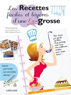 cover image of Les Recettes faciles et légères d'une Ex-grosse
